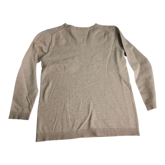 Zara Knitwear The good things Boy's Sz 9-10 BeigeLong Sleeve V-Neck Preppy Money - Picture 6 of 7